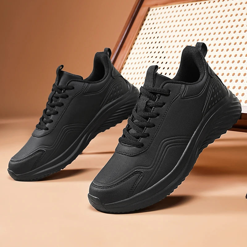Autumn and Winter Men's Waterproof Sneakers Soft and Cushion Sport Shoes For Walking Plus Size 39-48 Casual Shoes For Men