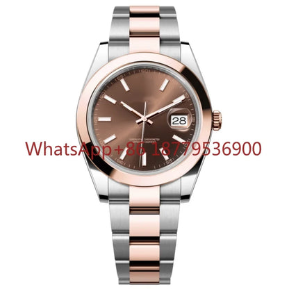 2026 Men's 904L Stainless Steel Automatic Mechanism Sapphire glass 41MM Watches Customized