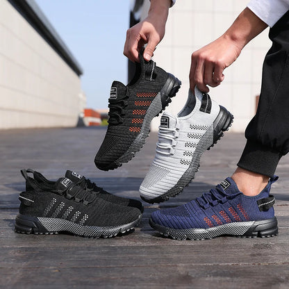 New Men's Breathable Casual Sports Shoes Summer Fashion Running Shoes 2025 Lightweight and Soft Casual Shoes Women's Sizes 36-46