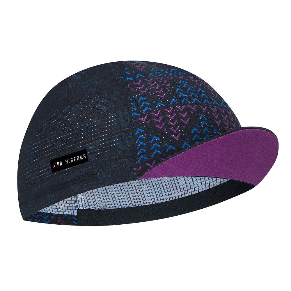 HISERWA Men Women Cycling Cap Sun Protection Summer Breathable Sports Quick Dry Bicycle Cycling Hat Bike Headwear Gorra Ciclismo