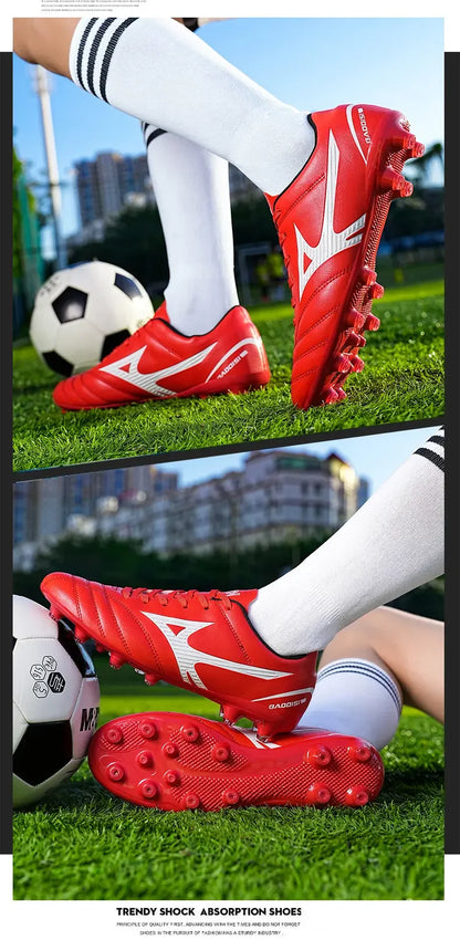 New Arrival Main Push  Soccer Cleats Long Broken Studs Outdoor Sports Football Shoes