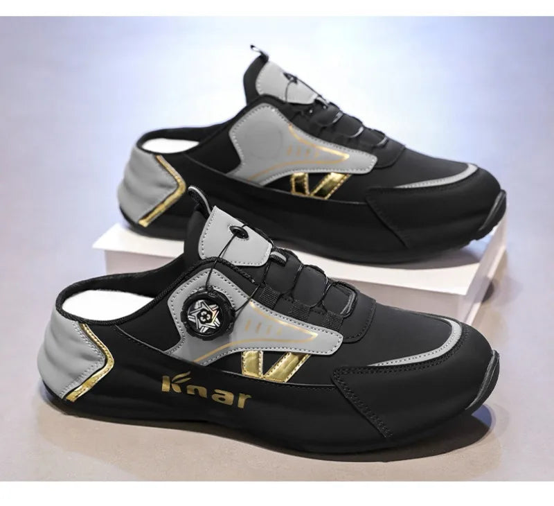 High Quality Platform Sneakers with Breathable Trendy Mesh for Summer, New Men's Sports and Leisure Shoes in Large Sizes 39-48