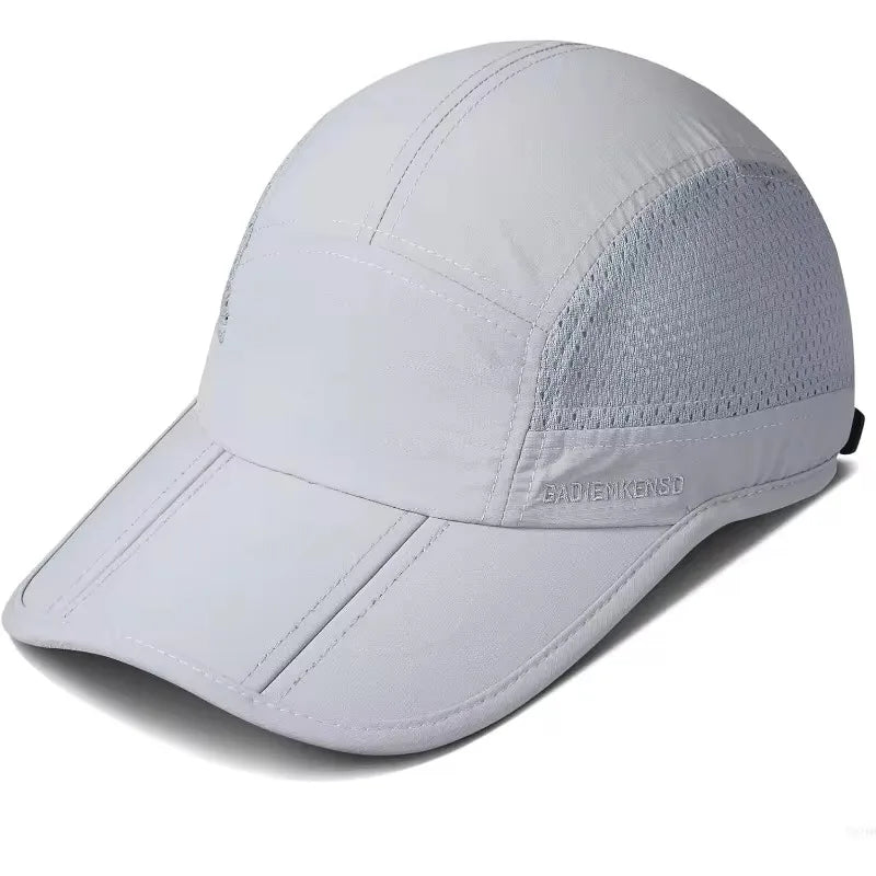 GADIEMKENSD Snabbtorkande, hopfällbara och bärbara basebollkepsar för män, sommar, havsvågbroderi, unisex, sport, solhattar, snapback-keps