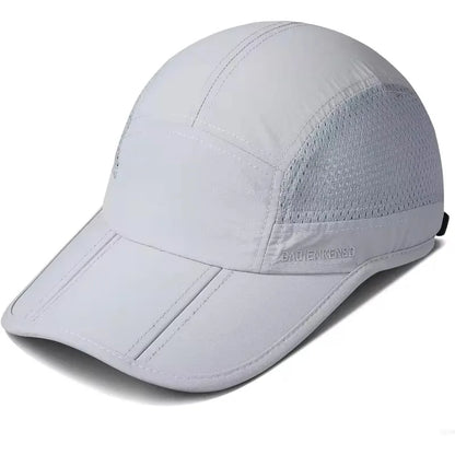 GADIEMKENSD Snabbtorkande, hopfällbara och bärbara basebollkepsar för män, sommar, havsvågbroderi, unisex, sport, solhattar, snapback-keps