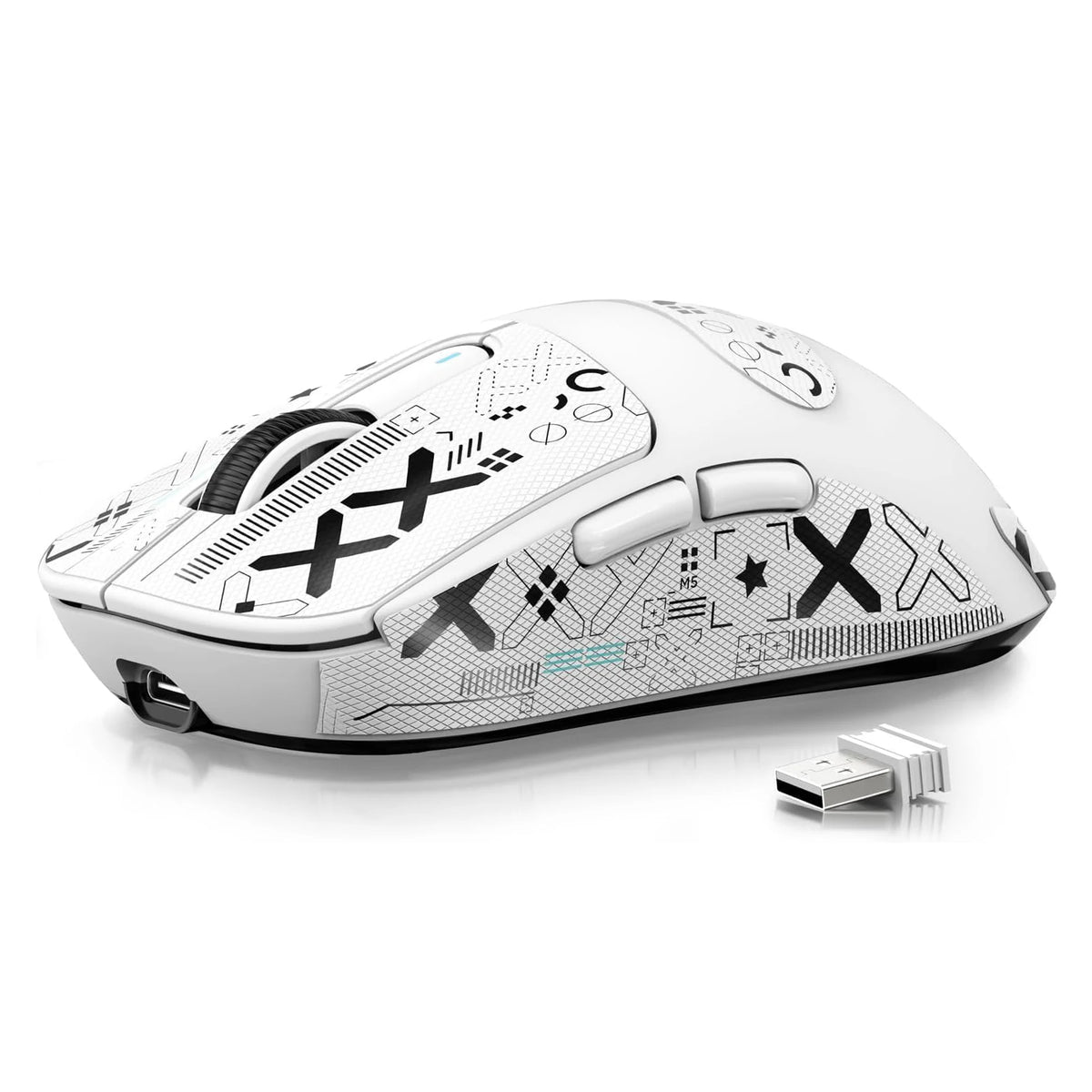 ATTACK SHARK X3 Lightweight Wireless Gaming Mouse, 49g Tri-Mode, PAW3395 26K DPI Sensor, 200h Battery Life, 5 Programmable Buttons