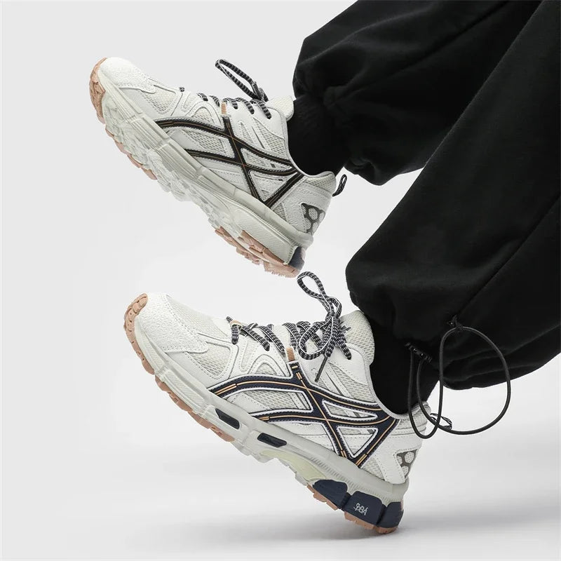 Męskie buty codzienne, outdoorowe, oddychające, do biegania, modne, do spacerów, rekreacyjne, sznurowane, do joggingu, mokasyny, markowe trampki Blade, wygodne