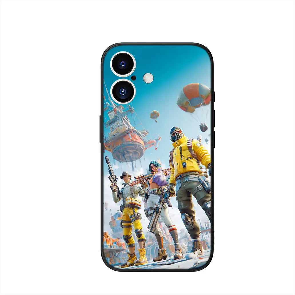 Husă cu design de fundal Game F-ForTnites pentru Samsung Galaxy A07 A13 A12 A23 A42 A50 A51 A52 A53 A70 A71 A72 A21S A04 Note 20 9 8 10