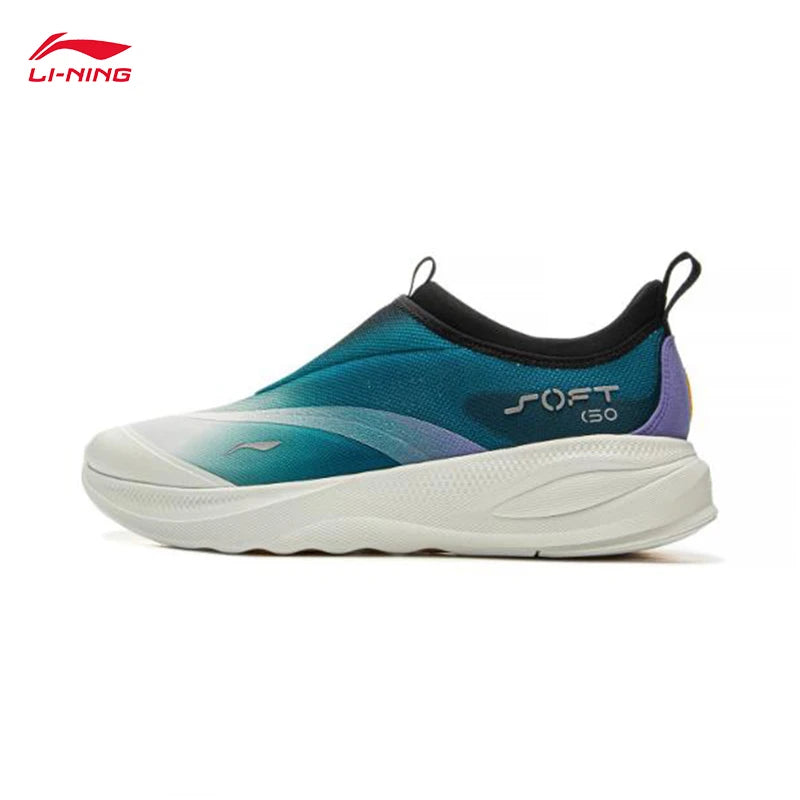 LI-NING SOFT GO 2 vyriški vaikščiojimo batai, įsispiriami, minkštu storu kulnu, patogūs, patvarūs sportiniai laisvalaikio batai AGLV005