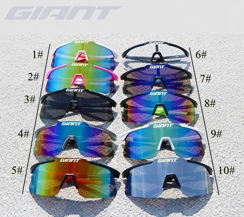 giant long-distance Cycling Glasses super light Men WomenAnti-Fog UV400 Protection MTB Bike Glasses Windproof Sports Eyewear