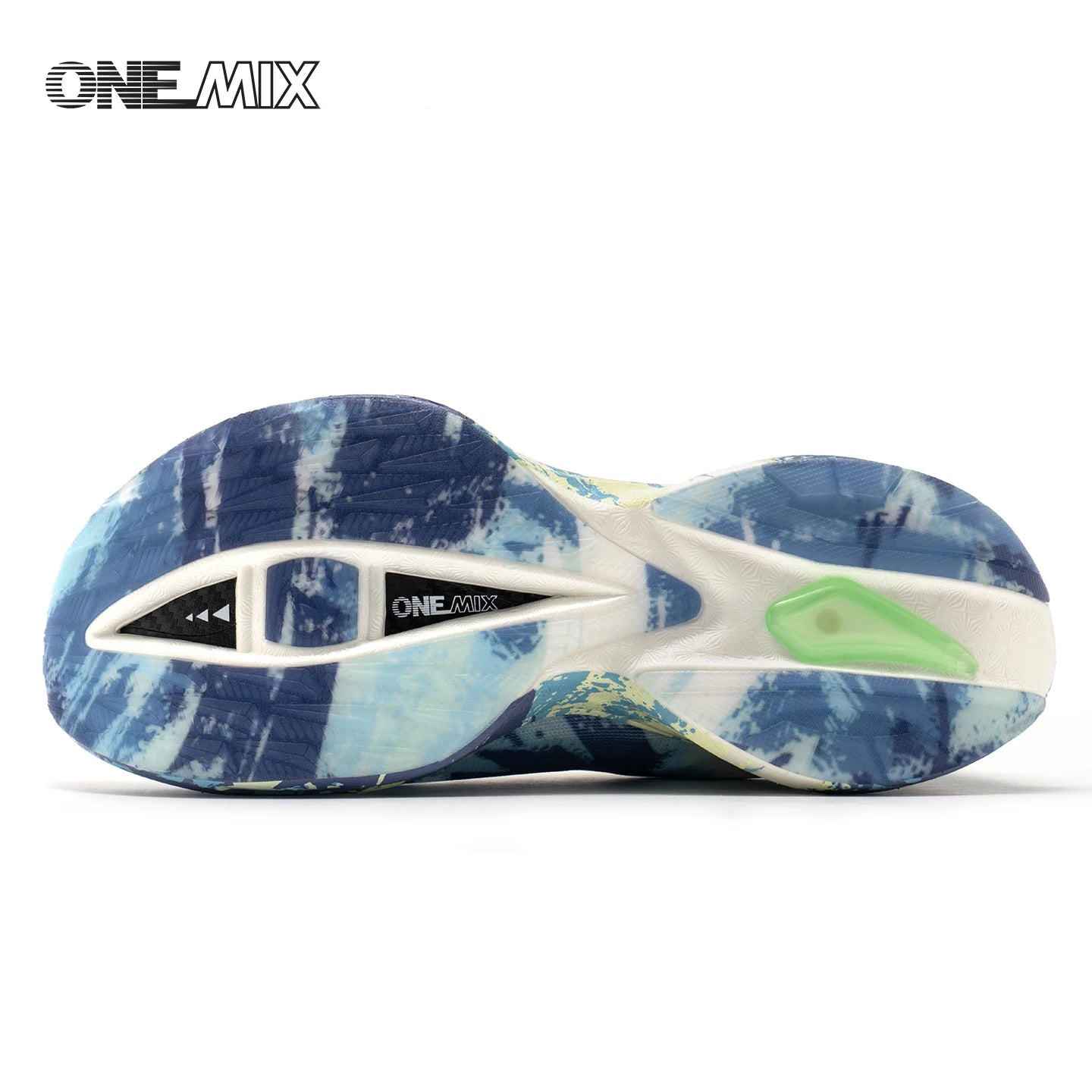 ONEMIX New Nylon Carbon Board Marathon Running Racing Shoes Shock-relief Professional Stable Support Ultra-light Rebound Sneaker