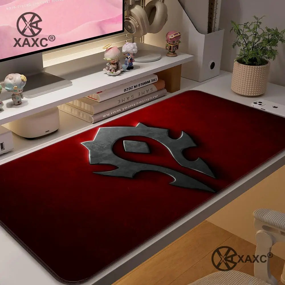 Lich King World Of Warcraft XAXC podloga za miša, velika podloga za tipkovnicu i miš za radni stol, neklizajuća gumena gaming podloga za miša, podloga za miš za prijenosno računalo
