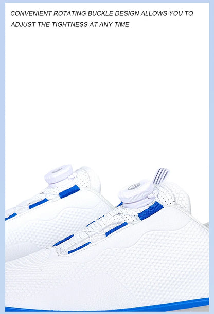 Golf Shoes Men Big Size To 47# Rotating buckle Professional Non Slip Spikeless Outdoor Beginner Training Golf Sneakers Unisex