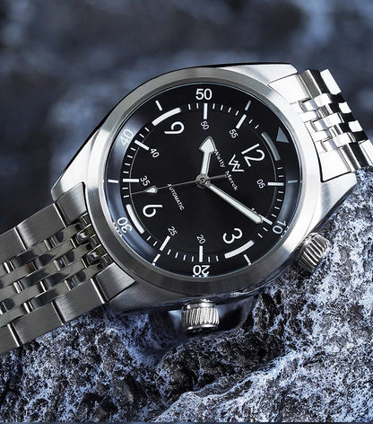 WM Watch Automatic Mechanical Watches Water Resistant Classic Casual Business Man Watch Welly Merck WM089M