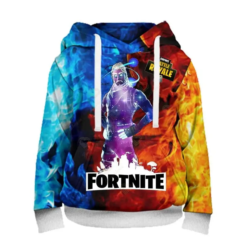 Ανδρικό φούτερ με κουκούλα Fortnite, μοντέρνα μπλούζα με 3D εκτύπωση, φούτερ με κουκούλα Battle Game για αγόρια και κορίτσια, χιπ χοπ, ανδρικό casual πανωφόρι