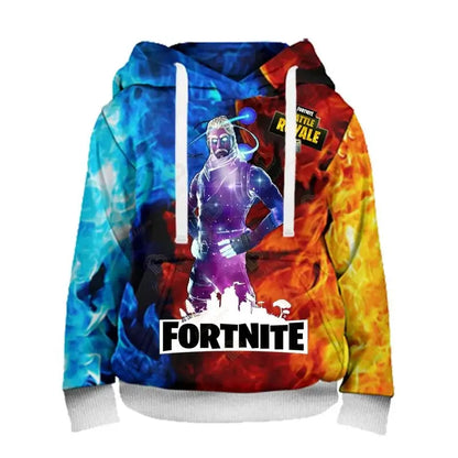 Ανδρικό φούτερ με κουκούλα Fortnite, μοντέρνα μπλούζα με 3D εκτύπωση, φούτερ με κουκούλα Battle Game για αγόρια και κορίτσια, χιπ χοπ, ανδρικό casual πανωφόρι