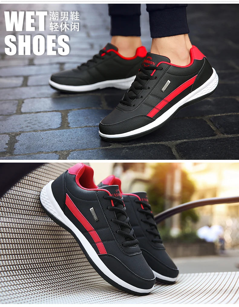 Mens Walking Shoes - Slip On Tennis Running Shoes Memory Foam Lightweight Work Sneakers for Indoor Outdoor Gym