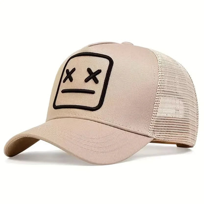 Unisex XX vezeni bejzbolski kape s mrežicom, podesive ležerne kape, proljetne i ljetne kape za vanjsku upotrebu s UV-zaštitom
