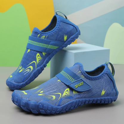 NEW Children Boys And Girls Beach Quick Diving Shoes Qianjiang Swimming Shoes Indoor Fitness Floor Shoes Bathroom Shoes 29-38#