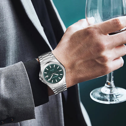 Relógio Masculino Specht&Sohne 2025 Novo 38MM Automático, Movimento Japonês Miyota 8215, Aço, Vidro de Safira, Reloj Homb Impermeável