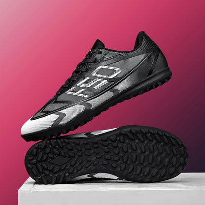 Adult TF football shoes are breathable, mesh, durable, flexible, casual, outdoor, stable, and professional football shoes