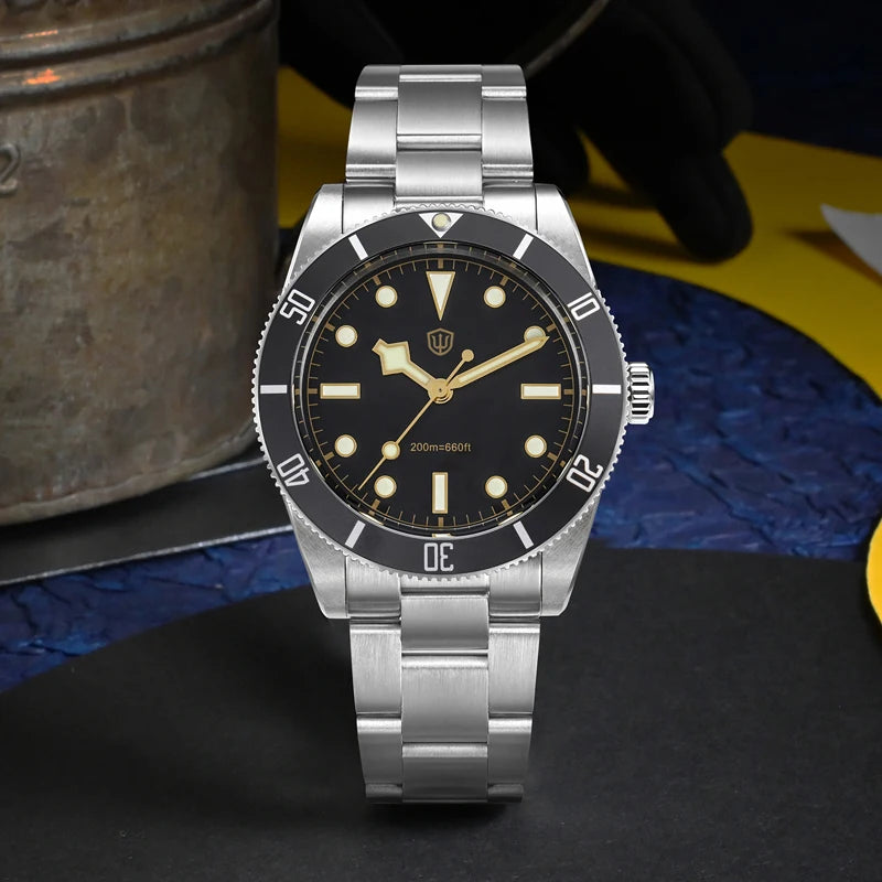 Watchdives WD7922 Quartz Watch VH31 Movement 200m Waterproof Men Watches Sapphire Crystal Luminous Vintage Watches with Gift Box