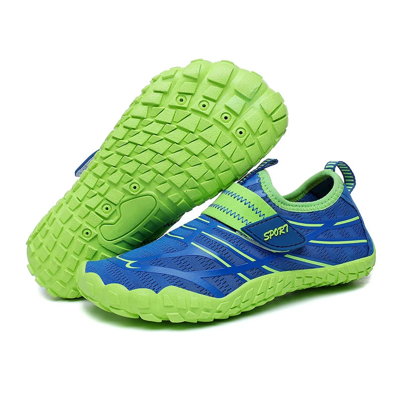 Buty do pływania dla dzieci, szybkoschnące buty plażowe, buty wodne dla chłopców i dziewczynek, buty sportowe do chodzenia boso, trampki do brodzenia, sandały dla dzieci do nurkowania, wędkowania i surfowania