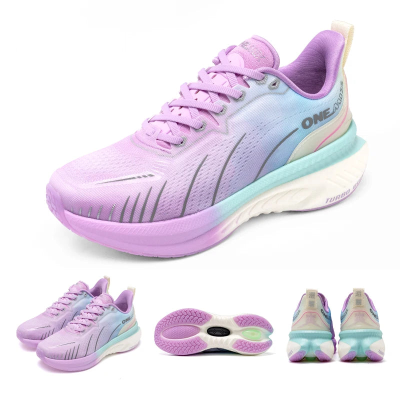 ONEMIX New Cushioned Running Shoes women Fall Winter Heavy Runners Lace-up Women Jump Rope Dance Non-slip Outdoor Sneakers