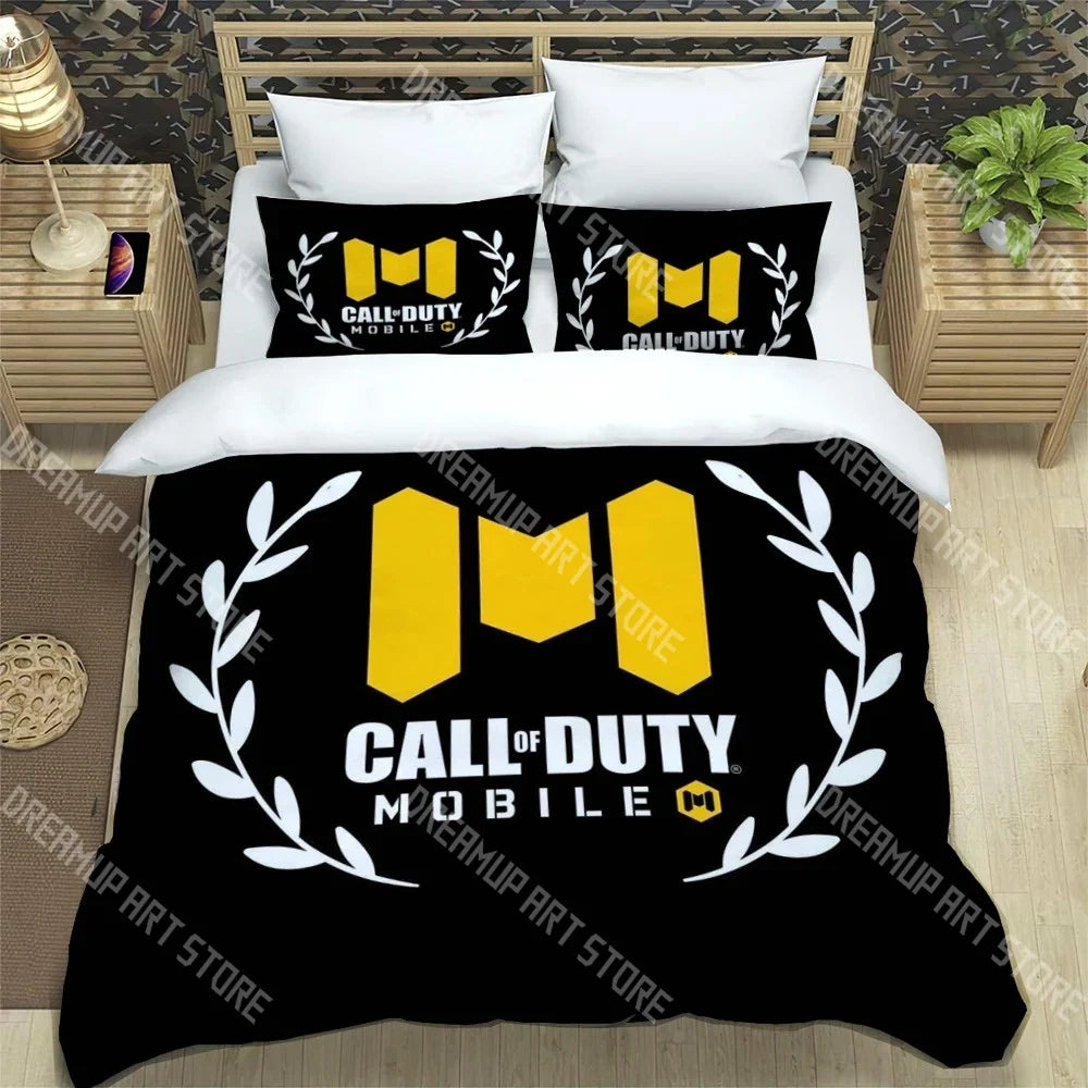 3D Print Call of Duty Game COD Bedding Set Twin Queen King Full Size Duvet Cover Pillowcase Bed boys girls Adult Home Textiles