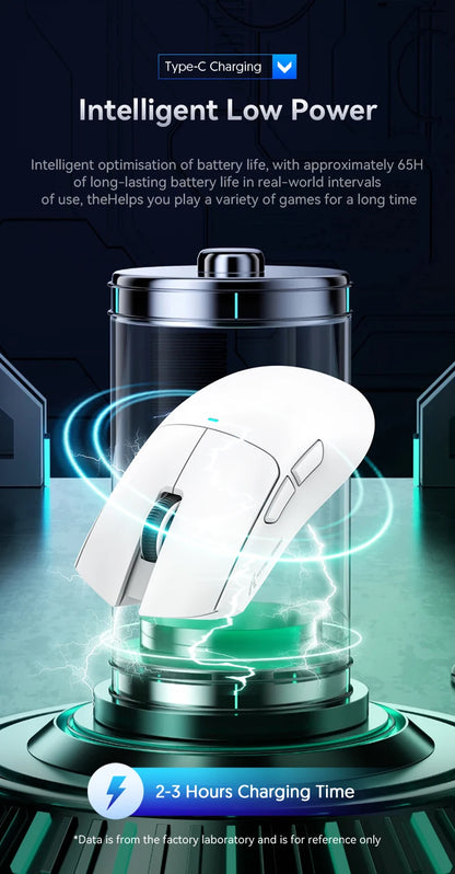 ATTACK SHARK X11 Tri-Mode leichte Gaming-Maus mit PAW3311, 22000DPI, 400IPS, 40G, 59g, magnetischem Schnellladen, RGB-Hintergrundbeleuchtung