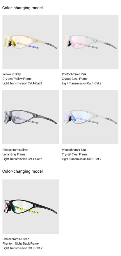 Kapvoe Hiking Sunglasses Camping Fashion Sunglasses for Men Photochromic Cycling Glasses MTB Bike Goggles Fishing Eyewear Sports