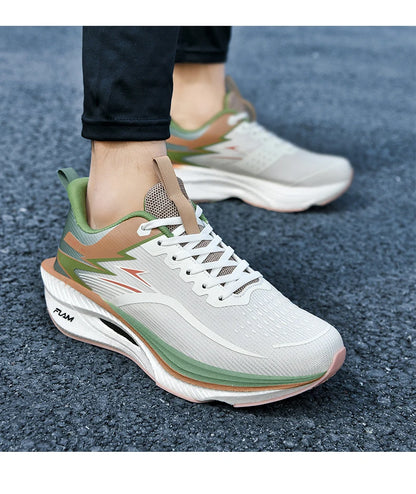 Men Sports Running Shoes Marathon Air Cushion Breathable Lightweight Comfortable Women Outdoor Athletic Sneakers Jogging Tenis