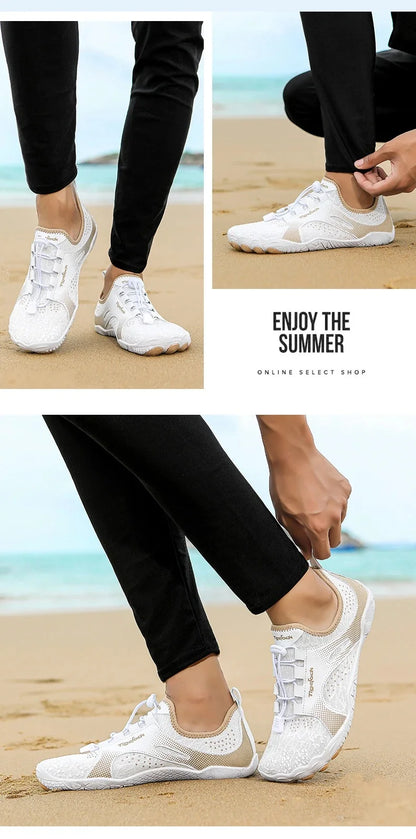 Aqua Shoes Water Shoes Upstream Wading Barefoot Beach Shoes Adults Gym Outdoor Training Footwear Unisex Quick-Drying Breathable