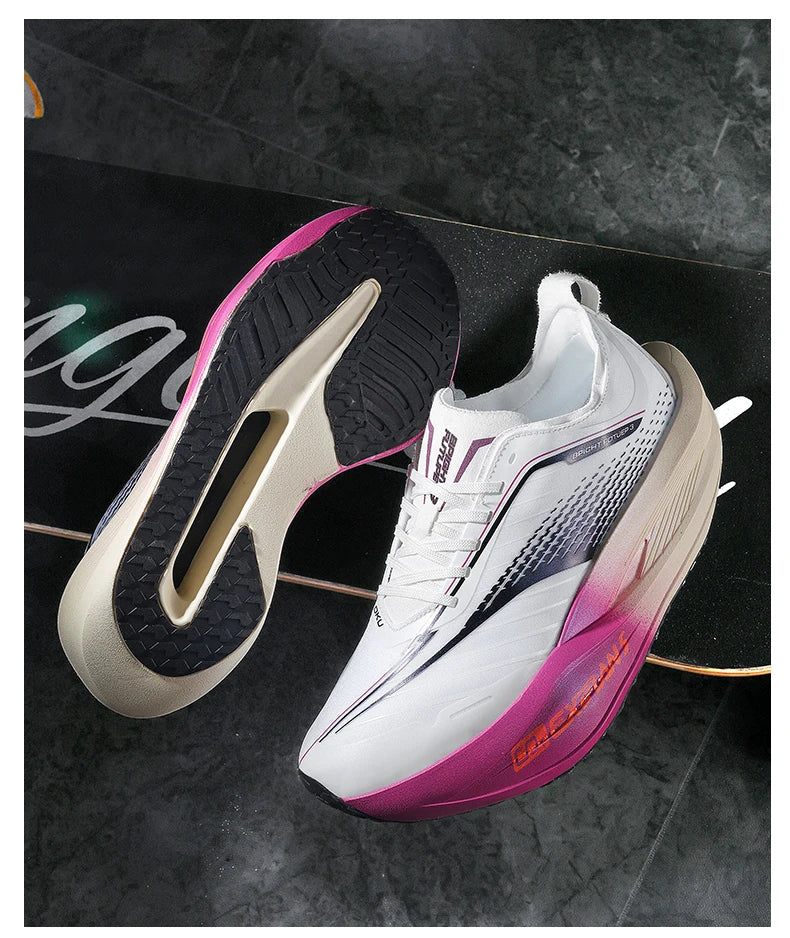 Marathon Men Running Shoes Carbon Board Speciality Sports Breathable Lightweight Women's Comfortable Chunta Athletic Sneakers