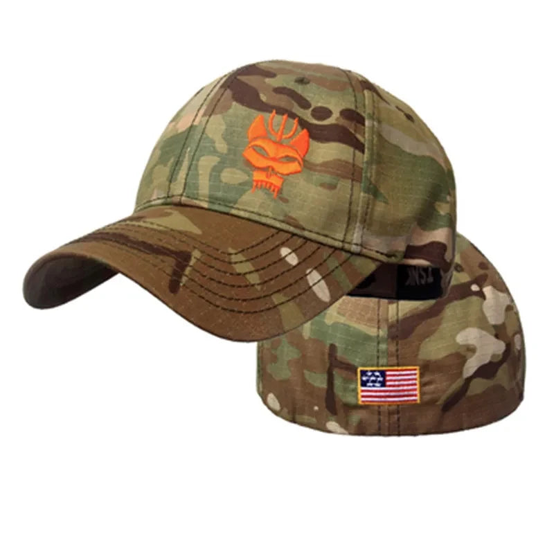 Fashion Cotton Baseball Cap Men Women Military Enthusiasts Tactical Cap Snapback Stretchable Hat Running Fishing Gorras