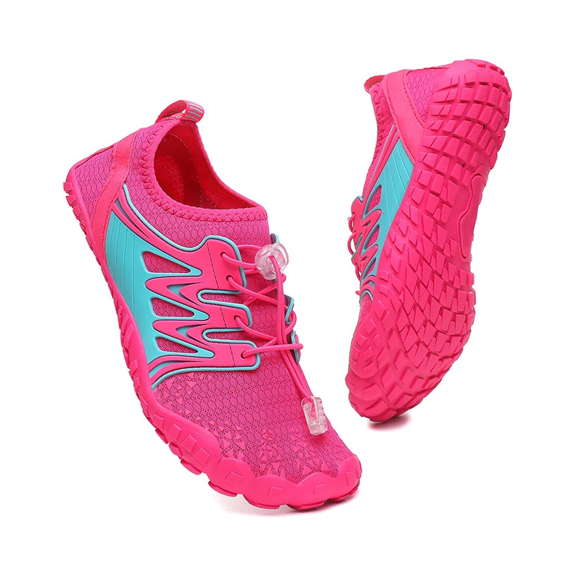 Men's Trail Running Shoes, Lightweight Athletic Zero Drop Barefoot Shoes Non Slip Outdoor Walking Minimalist Shoes for Women