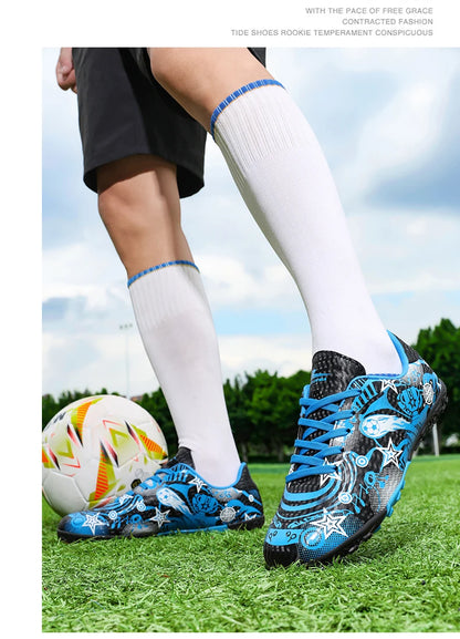New Men Soccer Shoes Boys Original Football Shoes TF/AG Indoor Professional Football Field Boots Society Cleats Sneaker Non Slip