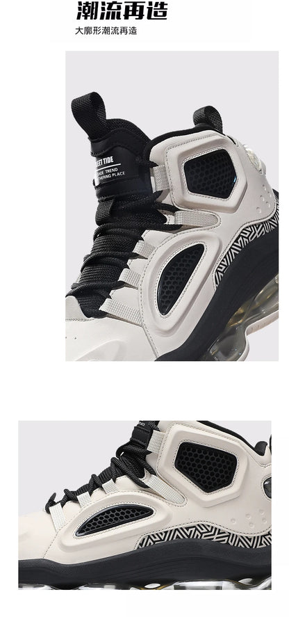 Men's Basketball Shoes Breathable Cushioning Non-Slip Wearable Runing Shoes Gym Training Athletic Basketball Sneakers for Women