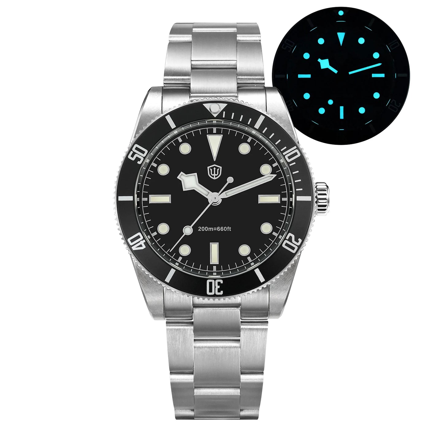 Watchdives WD7922 Quartz Watch VH31 Movement 200m Waterproof Men Watches Sapphire Crystal Luminous Vintage Watches with Gift Box