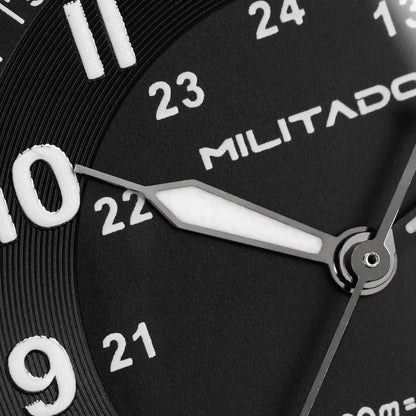 Militado ML08 Quartz Watch Ronda 515 Movement Domed Sapphire Wristwatch BGW9 Luminous 10Bar Waterproof 38mm Vintage Watches