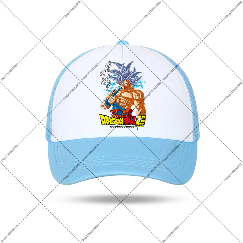 Dragon Ball-baseballkeps för kvinnor och män, solhattar, kepsar med tryck av seriefigurer och anime, bekväma unisex-bomullskepsar för vuxna, perfekta som sommargåvor och festpresenter