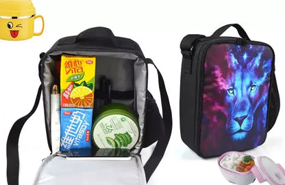 Child Insulated Large Capacity Bag for Boy Girl Student Hot Game Outdoor Picnic Resuable Thermal Cooler Lunch Box F-FortniteS