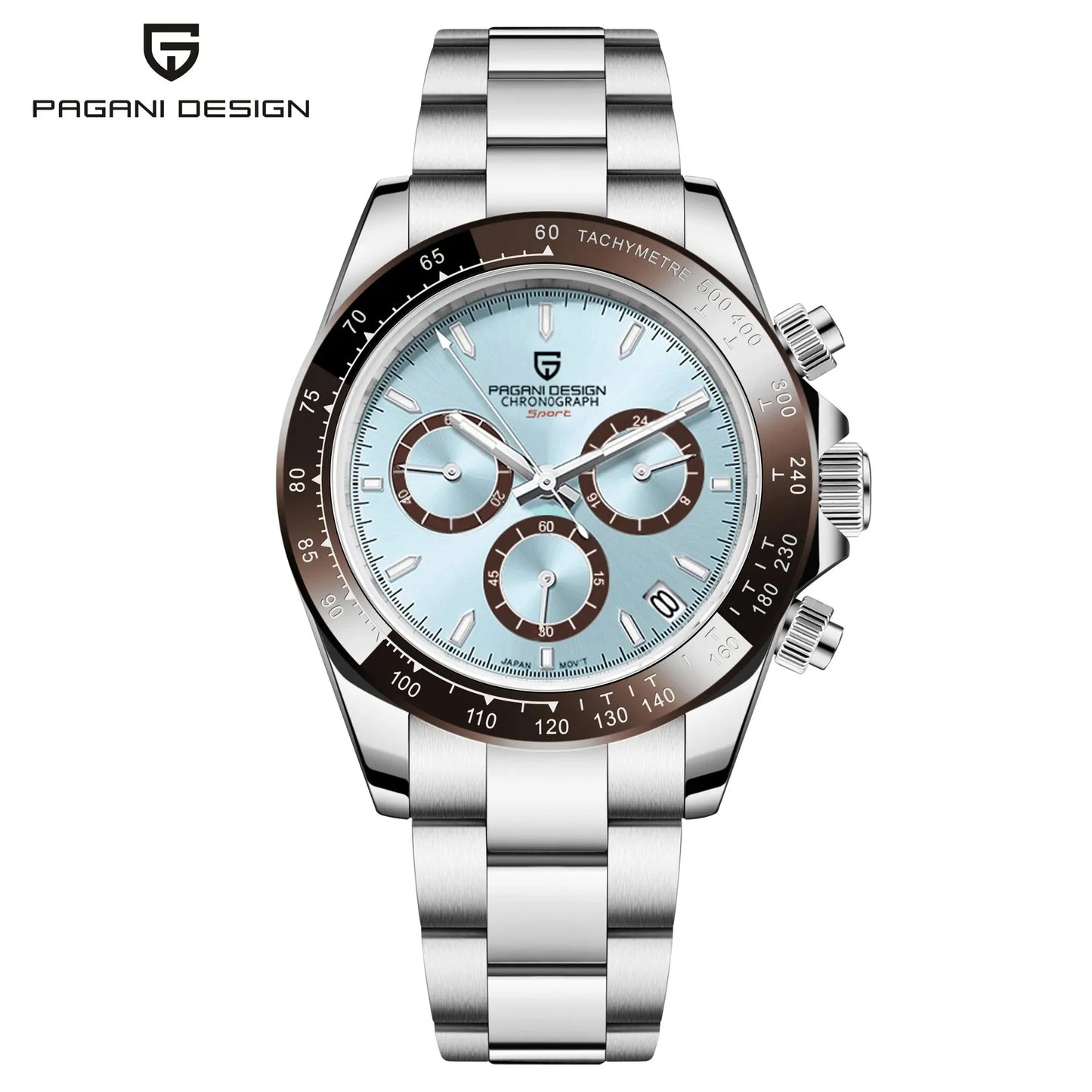 PAGANI DESIGN 2026 NEW 1664 Meteorite Dial Men's Watches Luxury Sapphire Quartz watch for men Sport Chronograph men Reloj Hombre