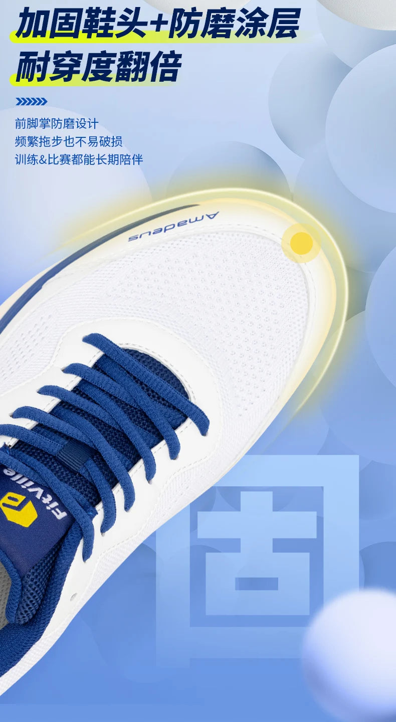 FitVille Pofessional Tennis Shoes for Mens  Soprt Shoes Training Sneakers Anti-Slip Sweat Absorbent Swollen Feet Arch Support