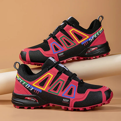 Mens Hiking Shoes Outdoor Off-road Anti Slip Leisure Mountain Camping Sneakers Unisex Comfortable Cushioning Travel Hiking Shoes