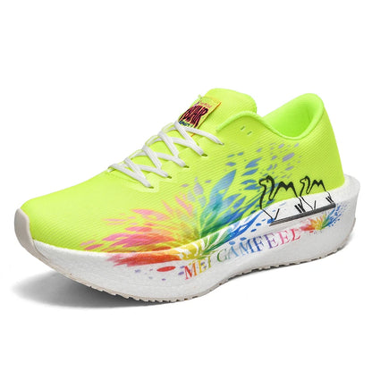 Ténis de Corrida 2026 New Eagle Pattern com Placa de Carbono para Maratona, Ultraleves, Respiráveis e com Amortecimento para Treino Desportivo