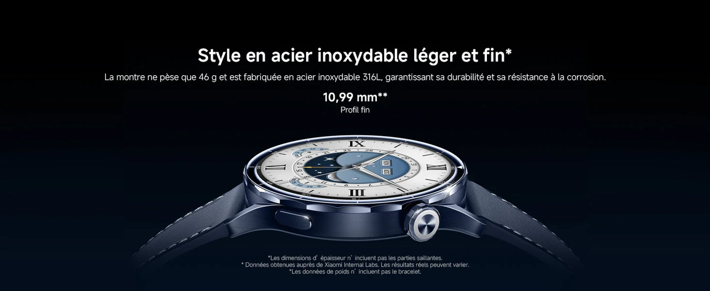 [Official] Xiaomi Watch S5 46mm | 1.48" AMOLED display with ultra-thin frames, enhanced five-system dual-band GNSS, up to 21 days of ultra-long battery life, exquisite design with a top-grade stainless steel frame