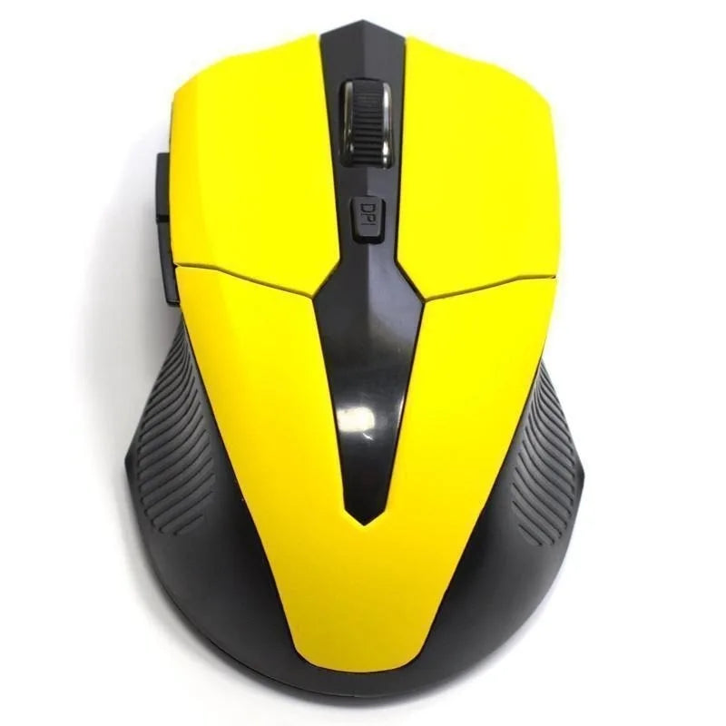 Rato sem fios 2.4Ghz 1200DPI, rato gaming ótico ajustável sem fios, para casa, escritório, jogos, PC, computador e portátil