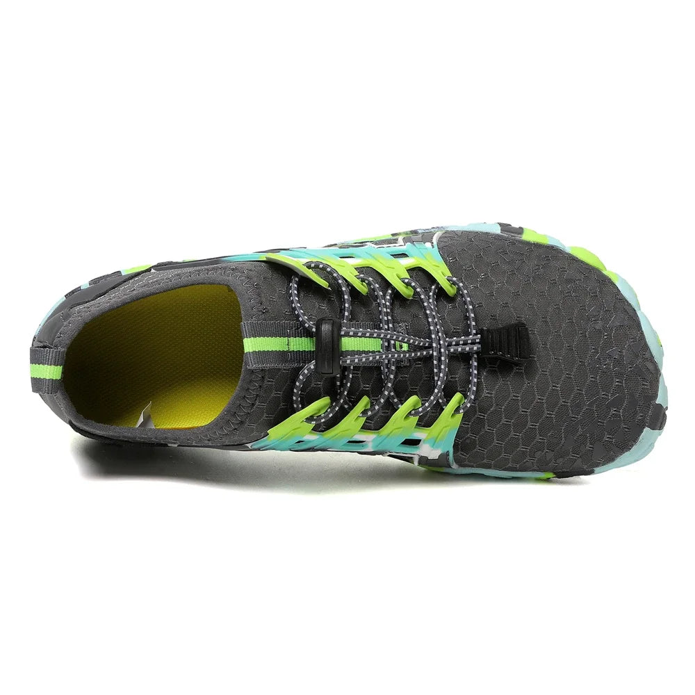 Men Women Water shoes Upstream Wading Swimming Barefoot Five Fingers Aqua Shoes Colorful Beach Seaside Light Unisex Sneakers New