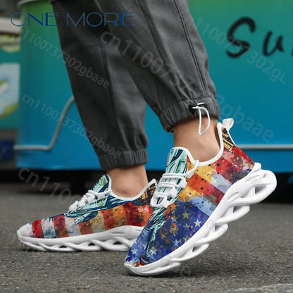 American 250 Independence Day Boys Girls Casual Shoes Personalized Exclusive American Flag Cool Kids Sport Shoes Design in Stock