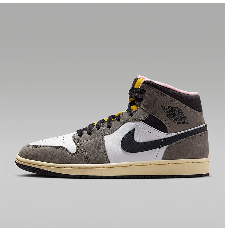 Nike genuine JORDAN men's mid top cushioned classic lightweight sports shoes HQ2011-100